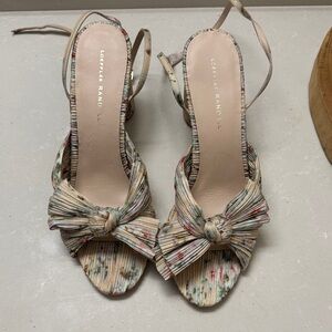 NEVER WORN Loeffler Randall Multicolor Bow Heels